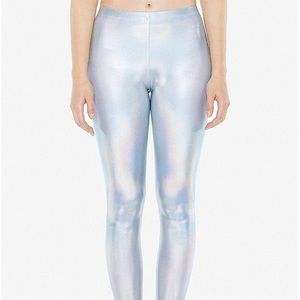 American Apparel Metallic Leggings S- Iridescent